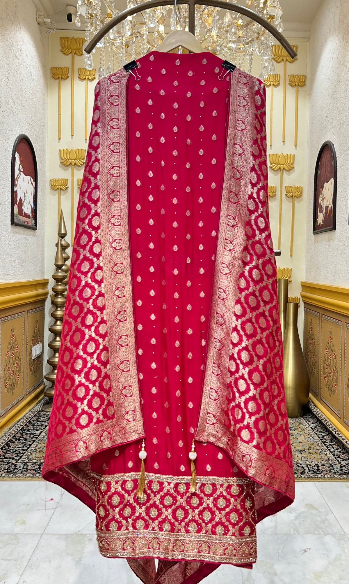 Vareesha Brocade Suit