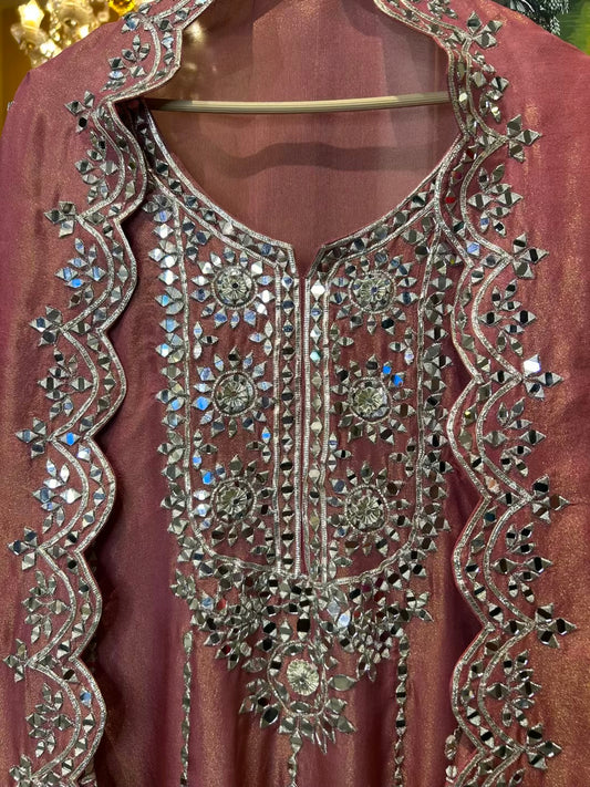 Ameera-é-Noor Anarkali (Pink)