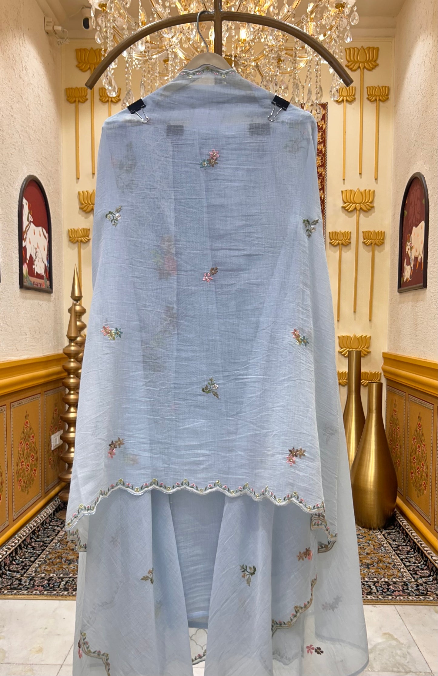Vihana Resham Grace Suit (Blue)