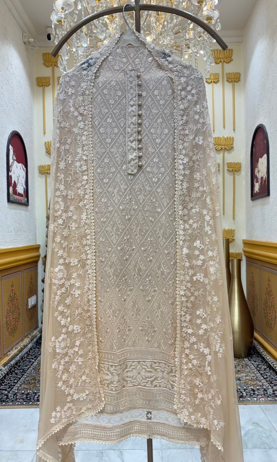 Naira Sequin Georgette Suit