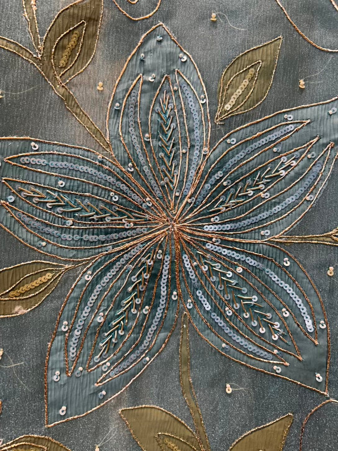 Sarvika Gota Jhalar Suit (Blue)