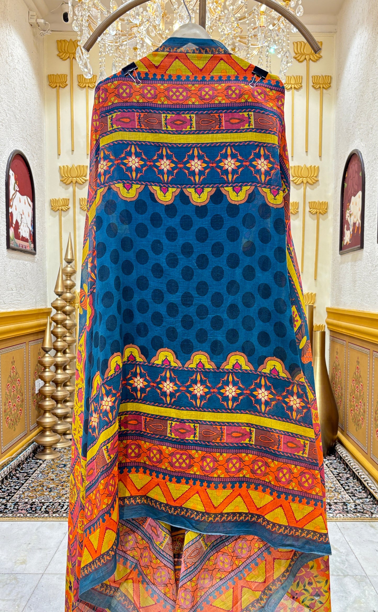 Mehrzoya Mul Chanderi Suit