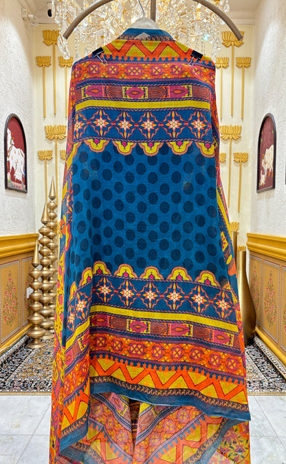 Mehrzoya Mul Chanderi Suit