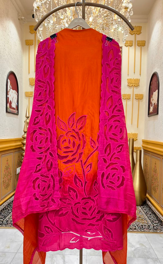 Zivara Appliqué Élan Suit (Magenta)