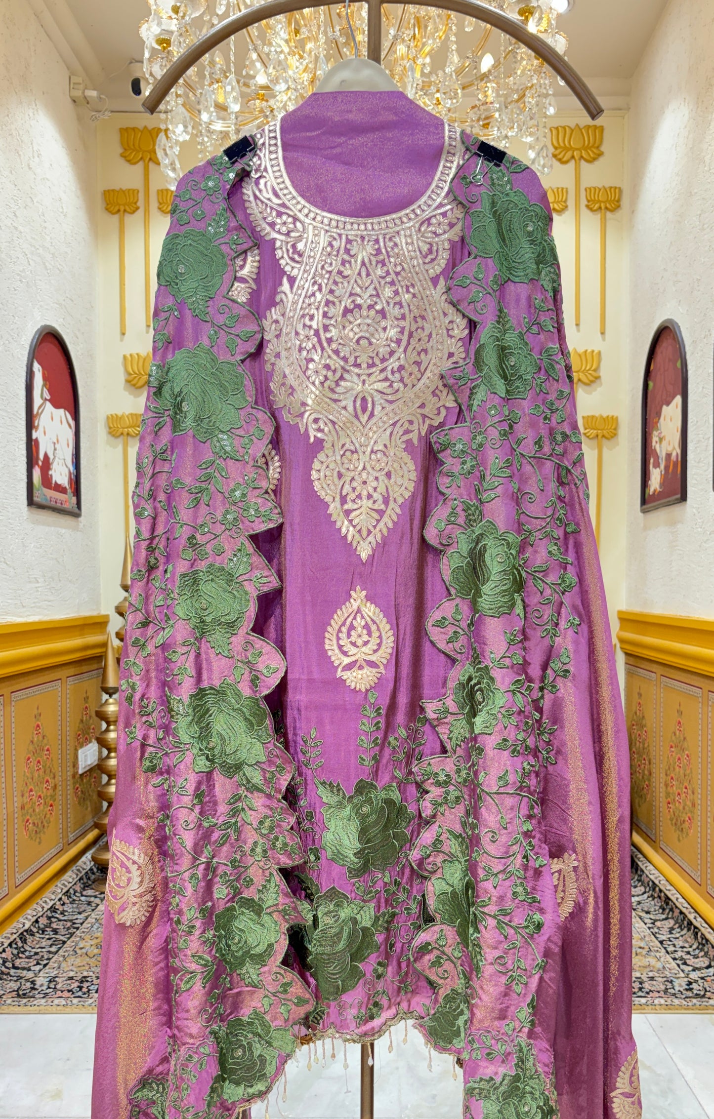 Zarina Royale Silk Suit
