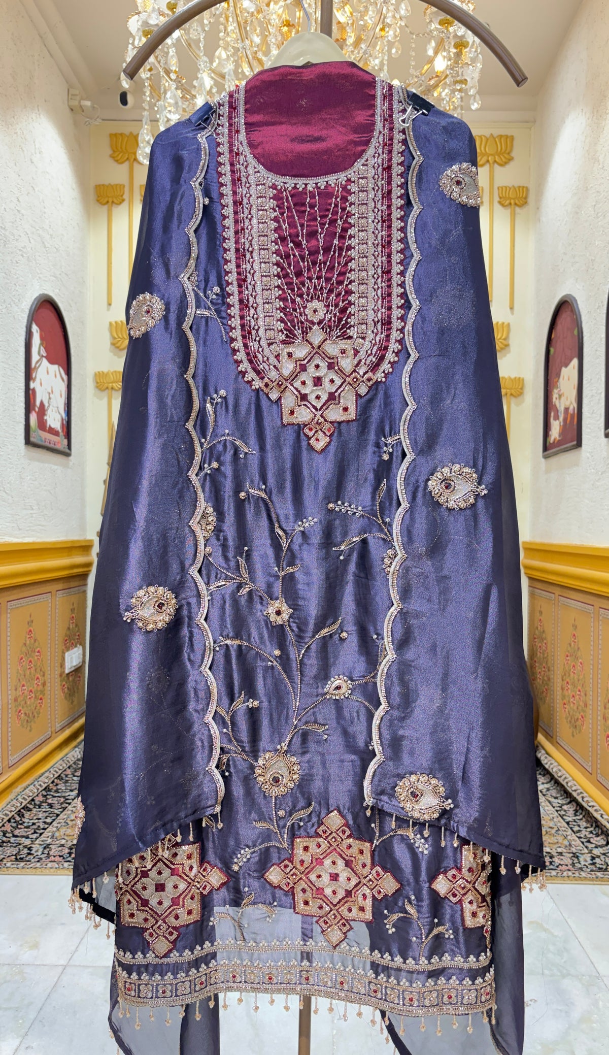 Aroveen Organza Suit