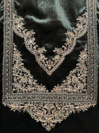 Hoorain-é-Velvet Suit (Green)