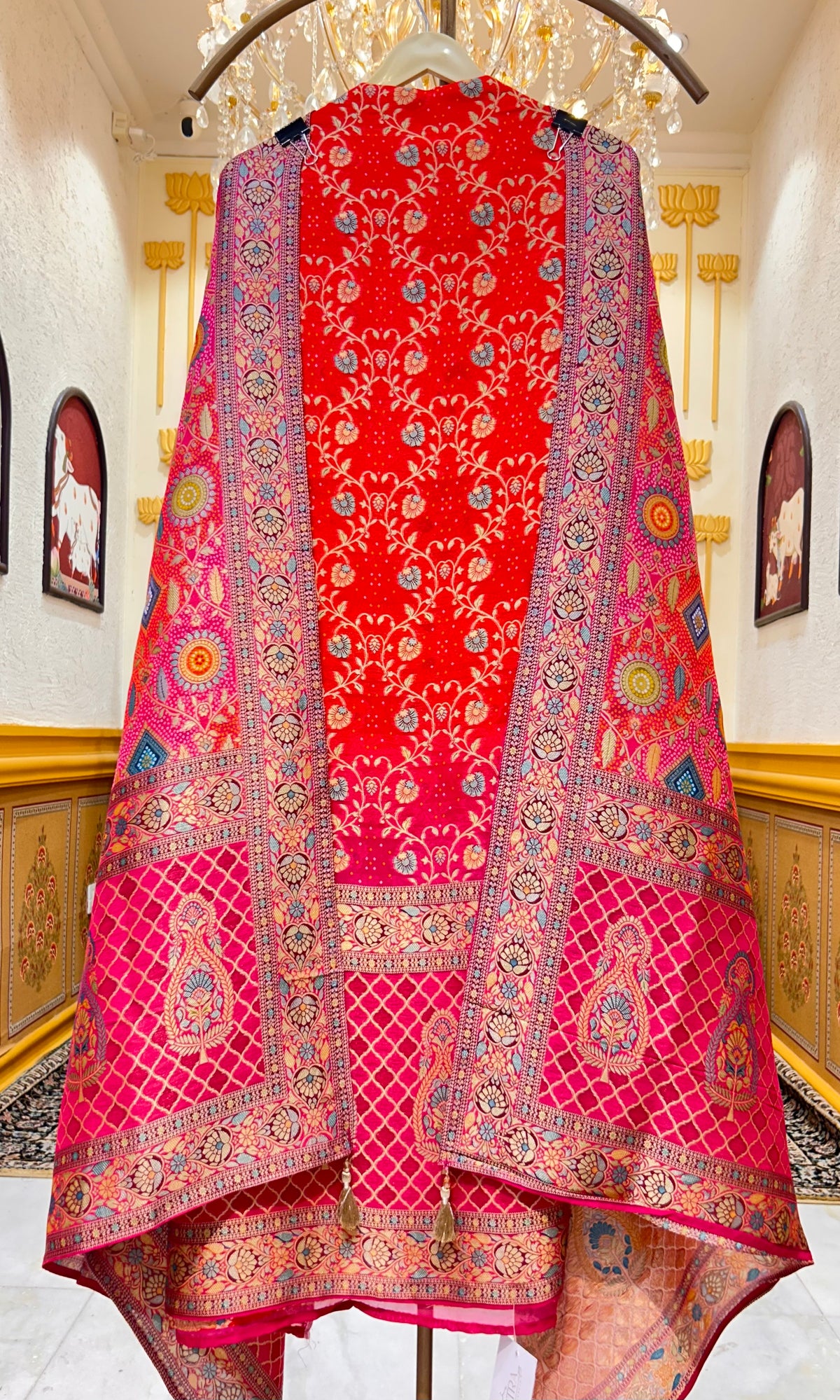 Rangleher Organza Suit