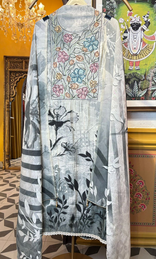 Zafeera Silk Suit