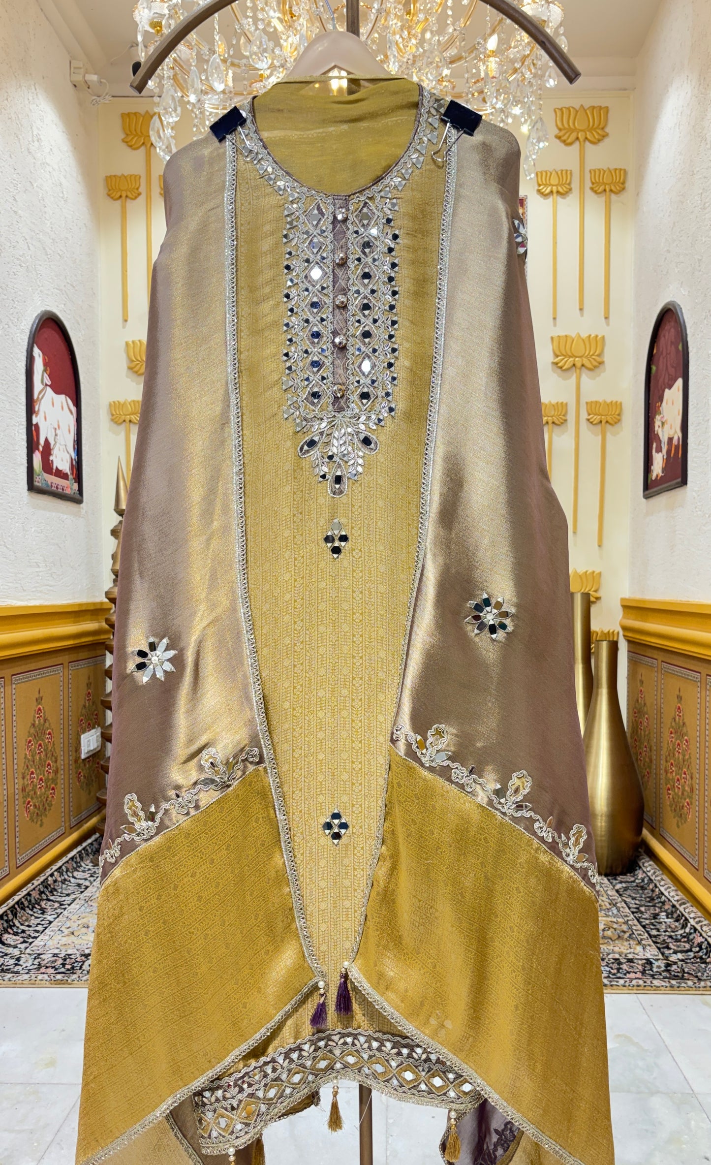 Zar Afreen Brocade Suit