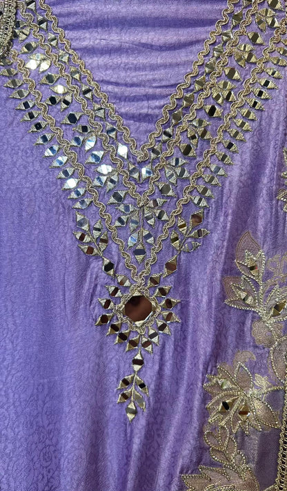Sitarah Silk Suit (Lavender)
