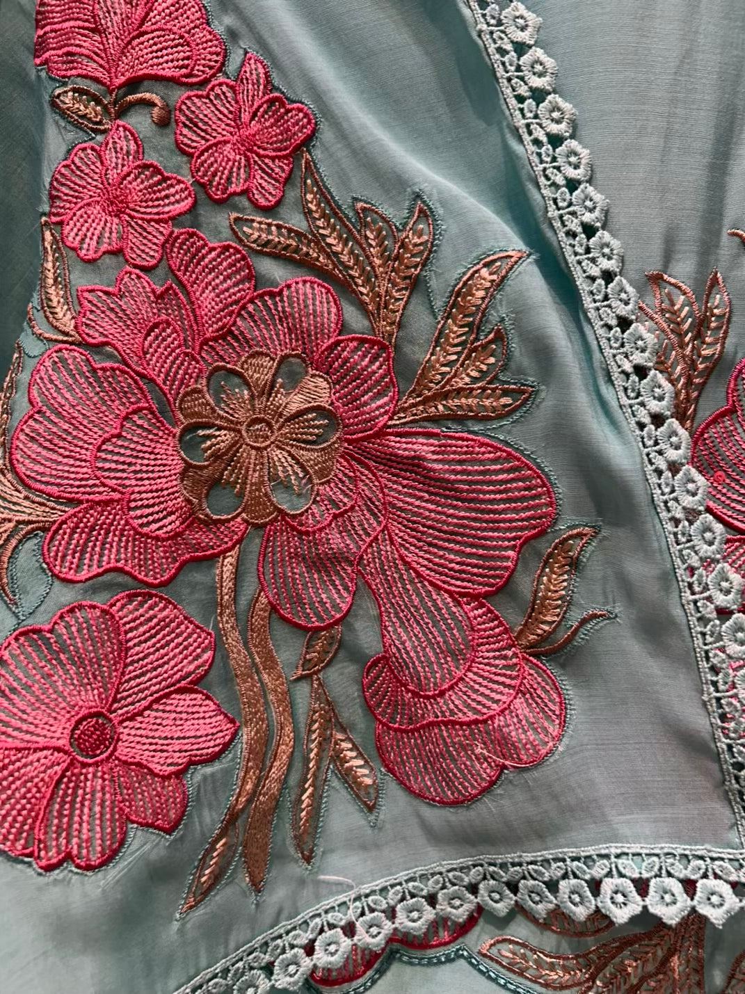 Elmyra Sequin Resham Chanderi Suit