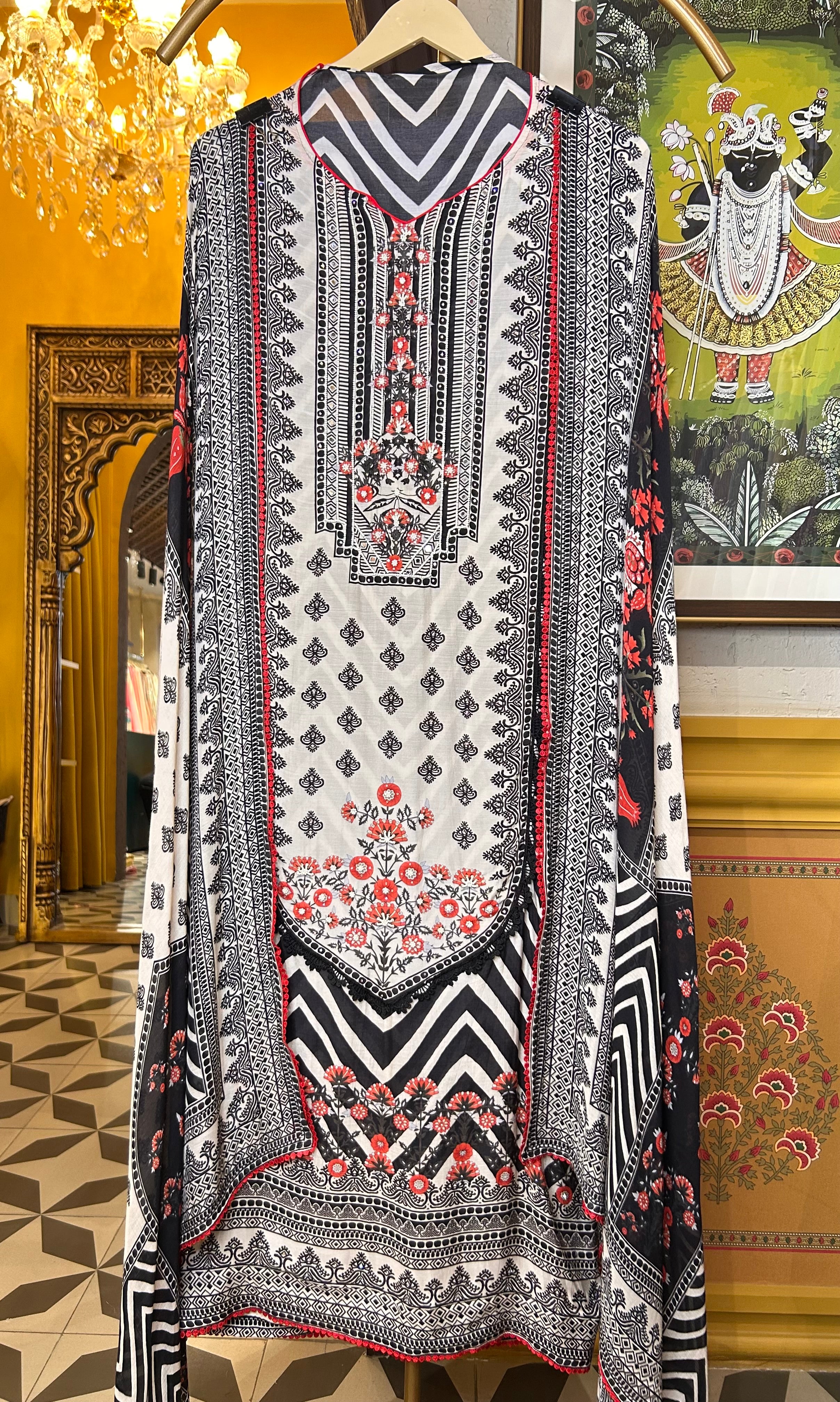 Abeer Muslin Suit