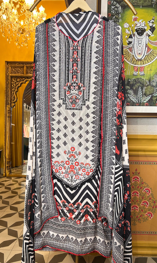 Abeer Muslin Suit