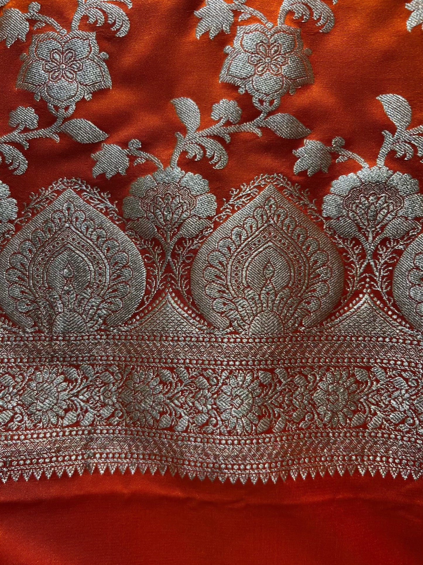 Riyara Banarasi Heirloom Suit (Orange)