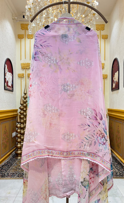Aabroo Bloom Printed Suit