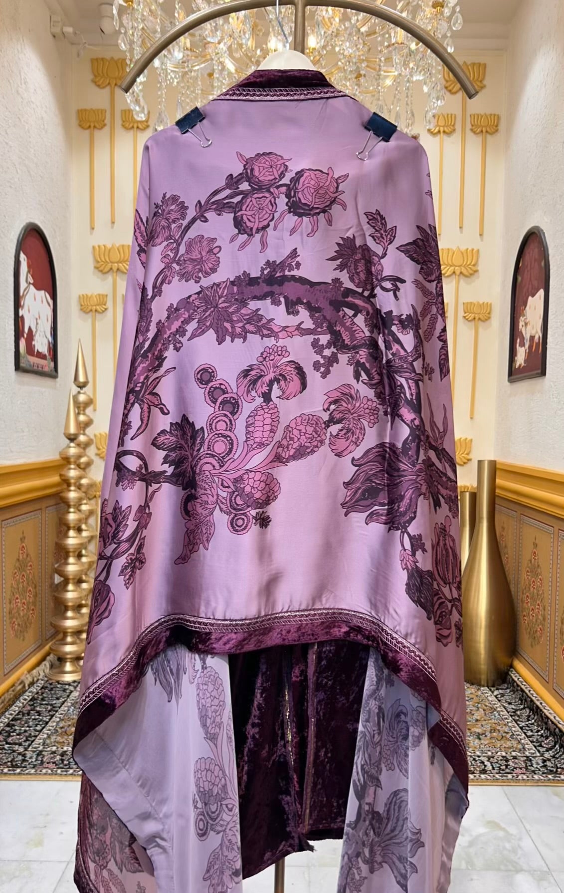 Zarvella Velvet Éclat Suit (Wine)