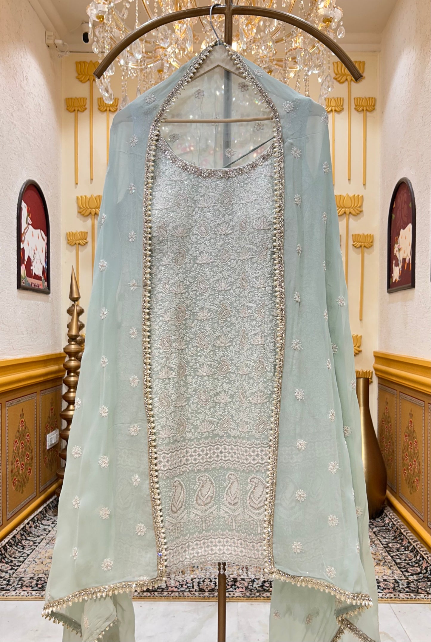 Vihana Zari Gharara Set