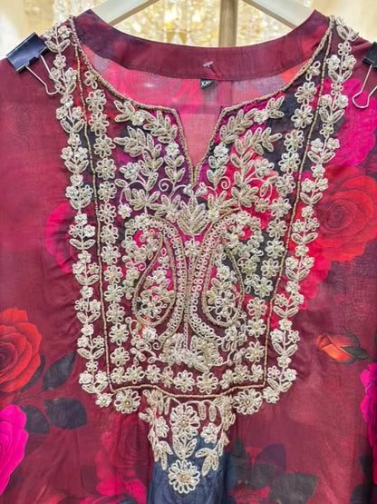 Aroha Printed Farshi Set