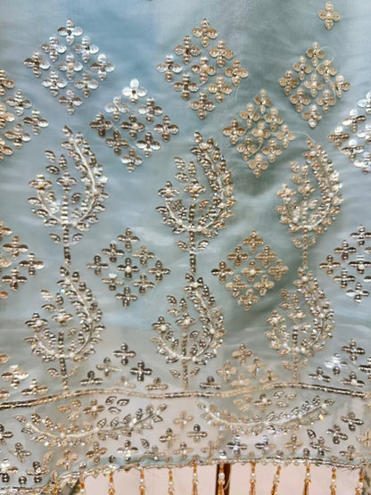 Arezya Patchloom Suit (Powder Blue)