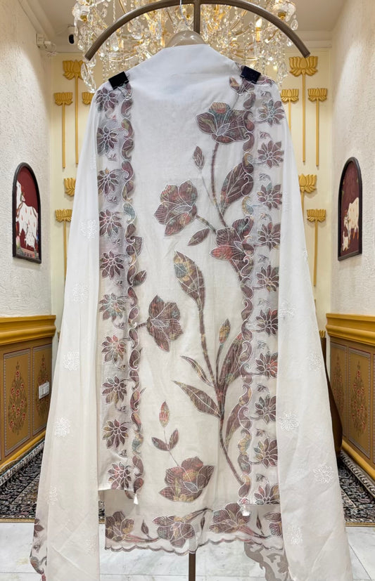Noorza Appliqué Chanderi Suit