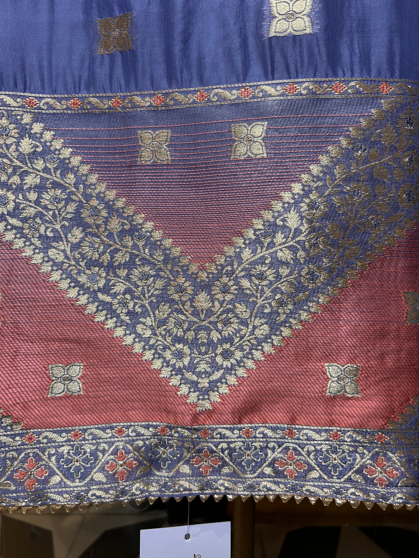 Afsana Banarasi Suit (Blue)