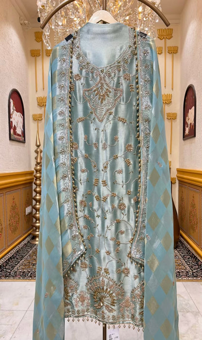 Ayleen Shimmer Noor Suit (Green)