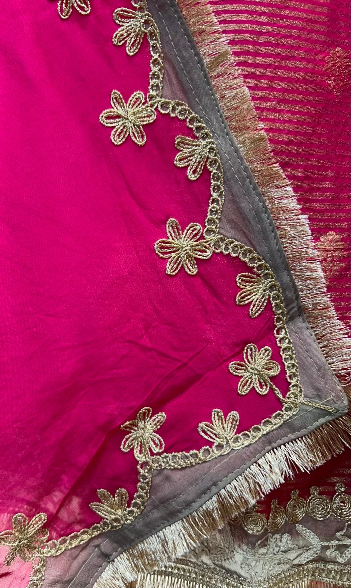 Mirzaara Kinari Taj Suit (Pink)