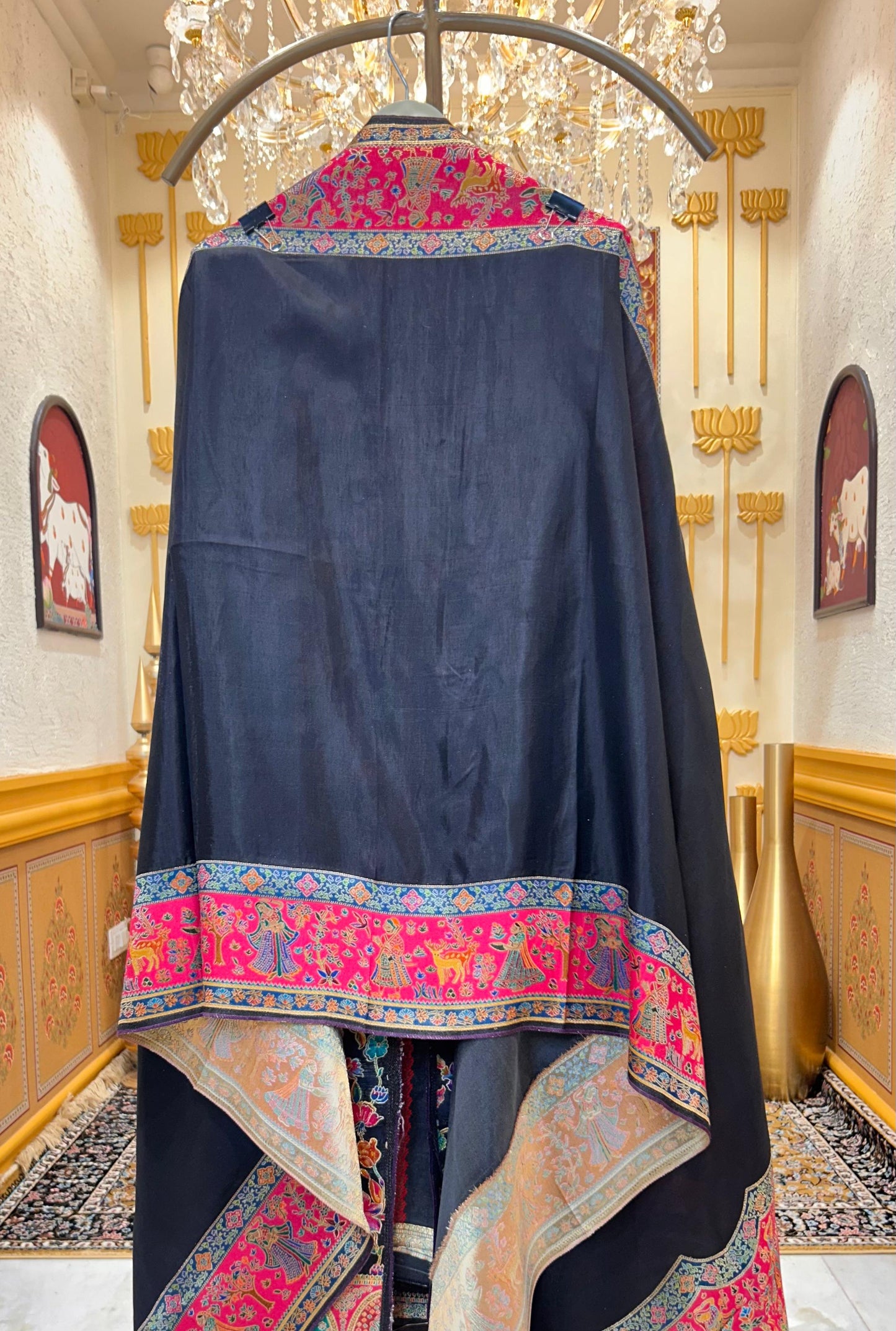 Mehzeen Banarasi Suit (Black)
