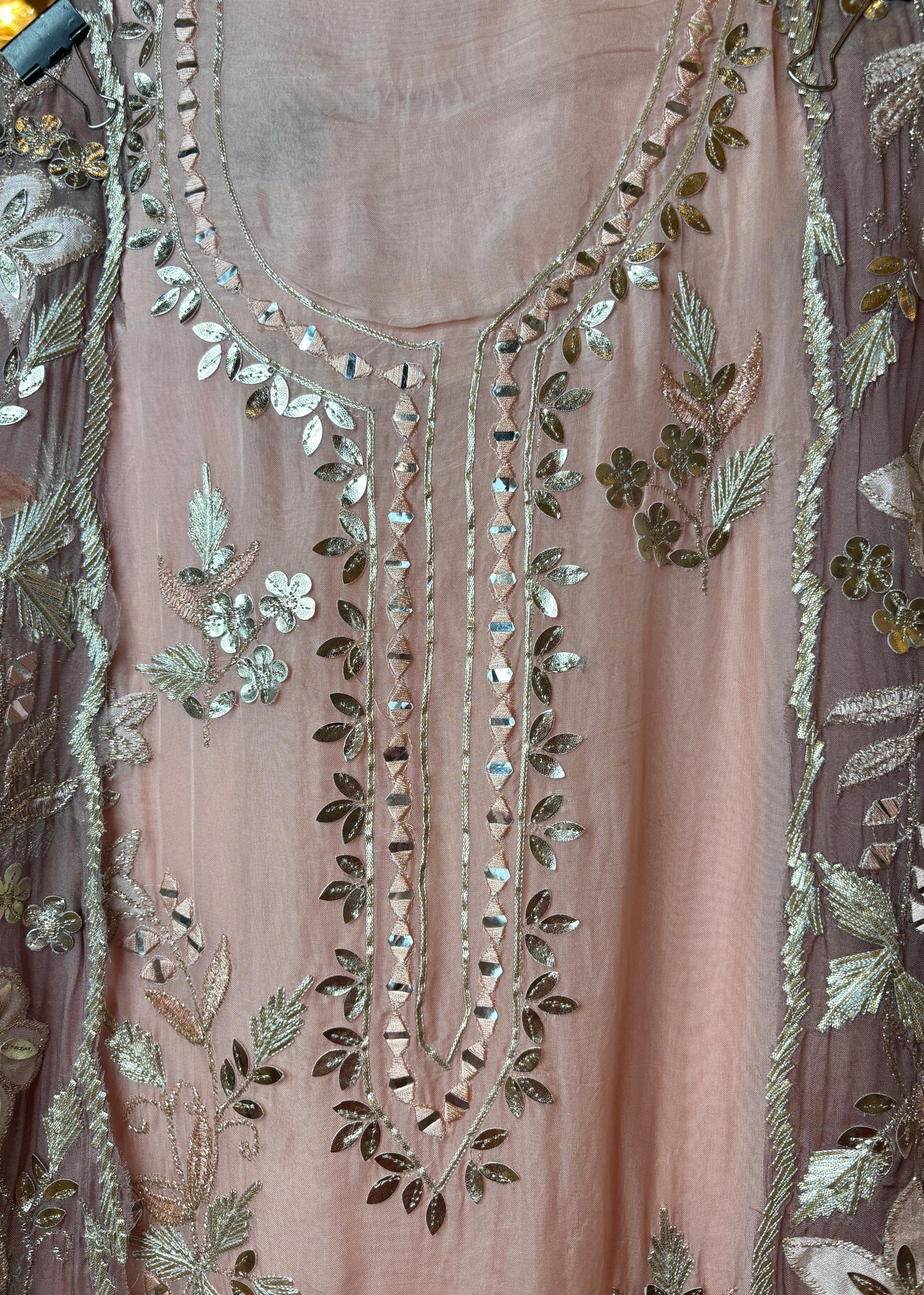 Keyaara Organza Suit (Pink)