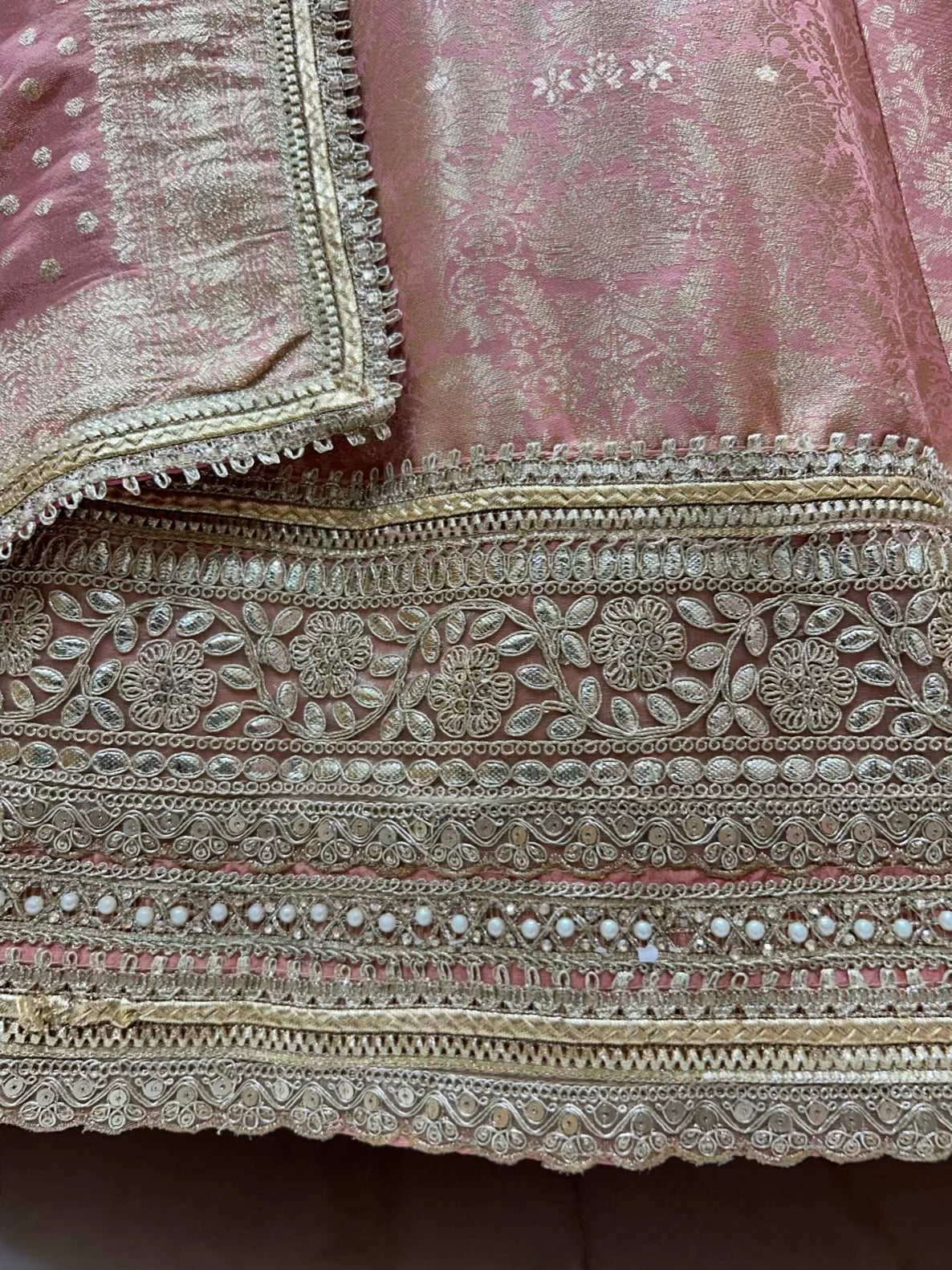 Elvaira Banarasi Shringaar Anarkali (Peach)
