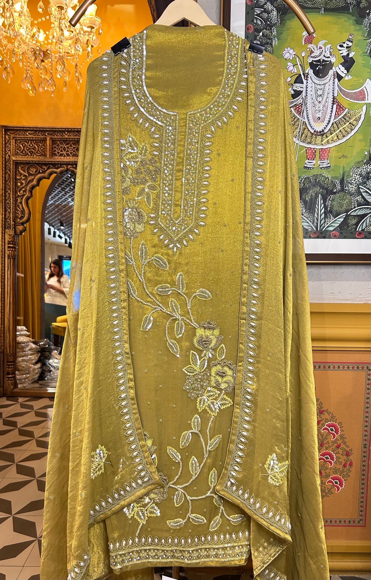 Zehra Sitara Suit (Green)
