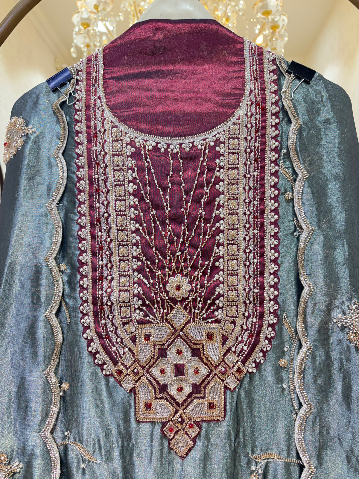 Aroveen Organza Suit