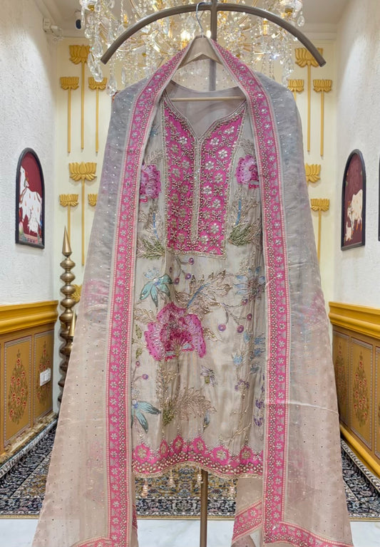 Anaya Tissue Élan Gharara Set