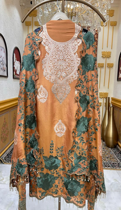 Sarviza Leather Élite Suit (Rust)