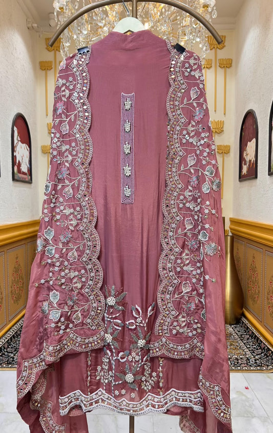 Ameera Naqsh Suit (Mauve)