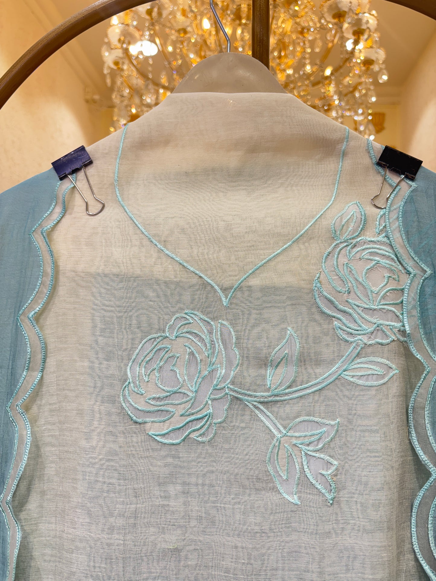 Aabira Appliqué Chanderi Suit