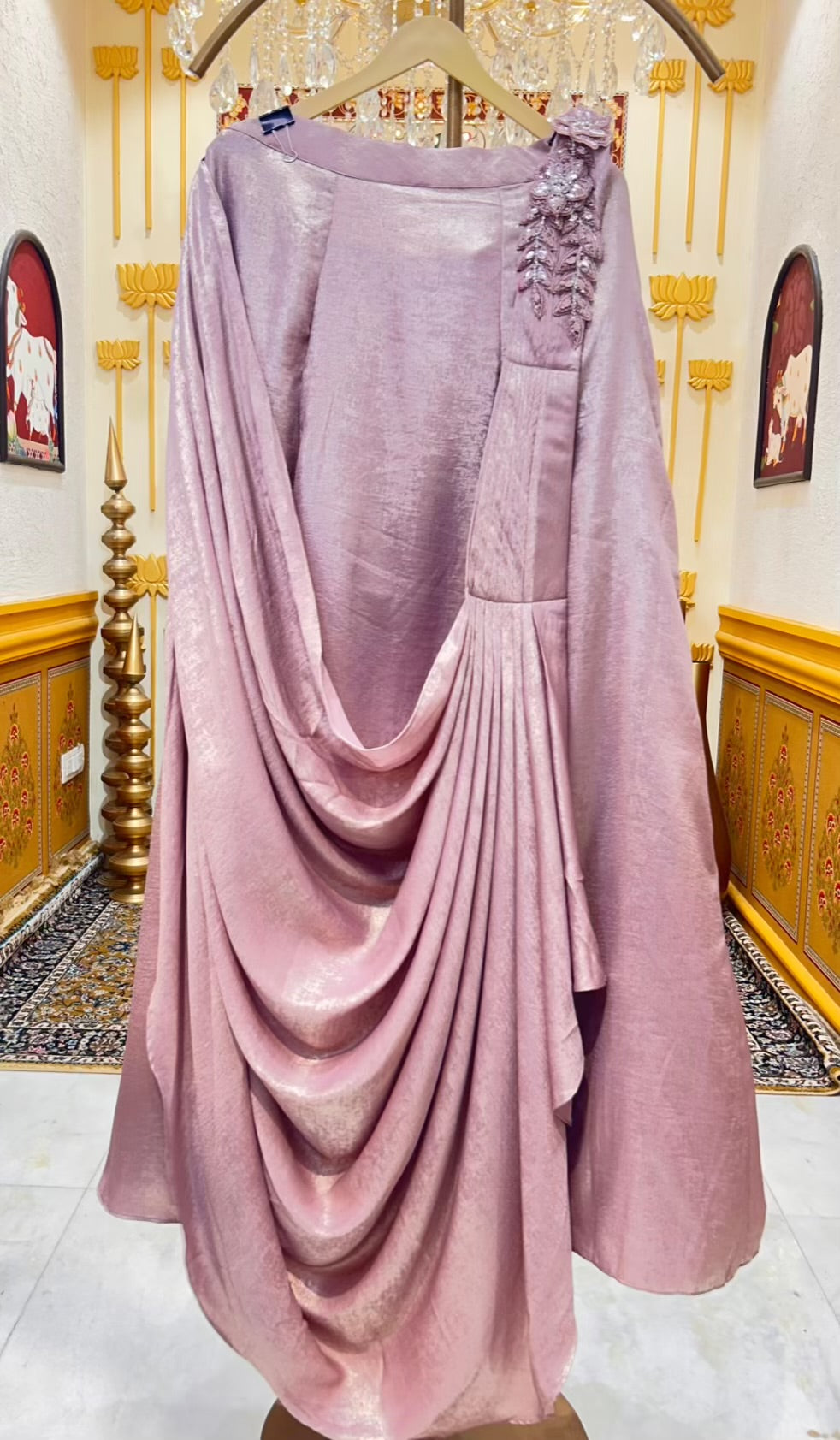 Inaaya Shimmer Drape Saree
