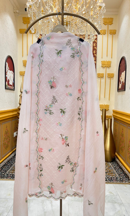 Vihana Resham Grace Suit (Pink)