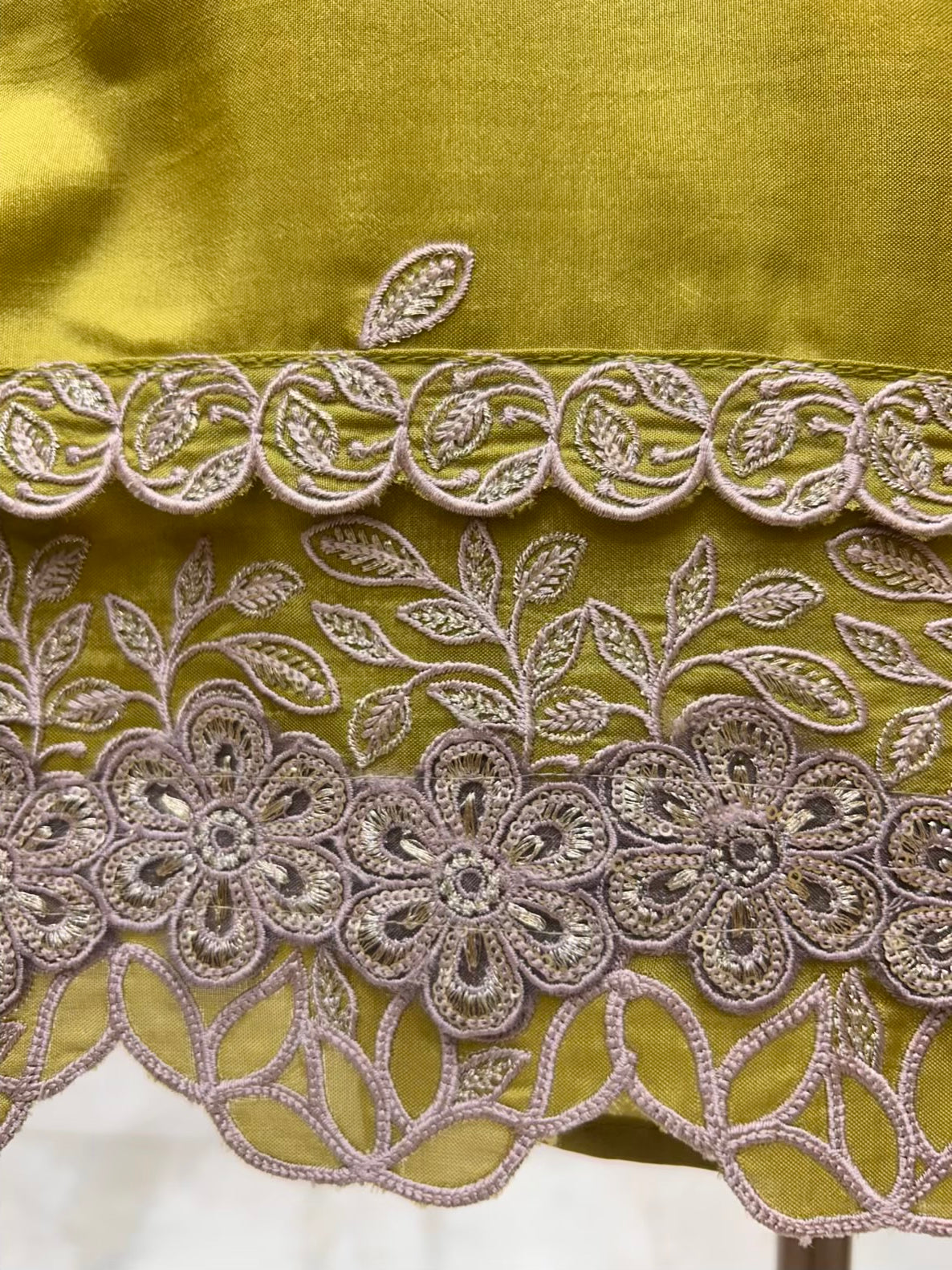 Zehraani Moti Zari Suit (Mehendi Green)
