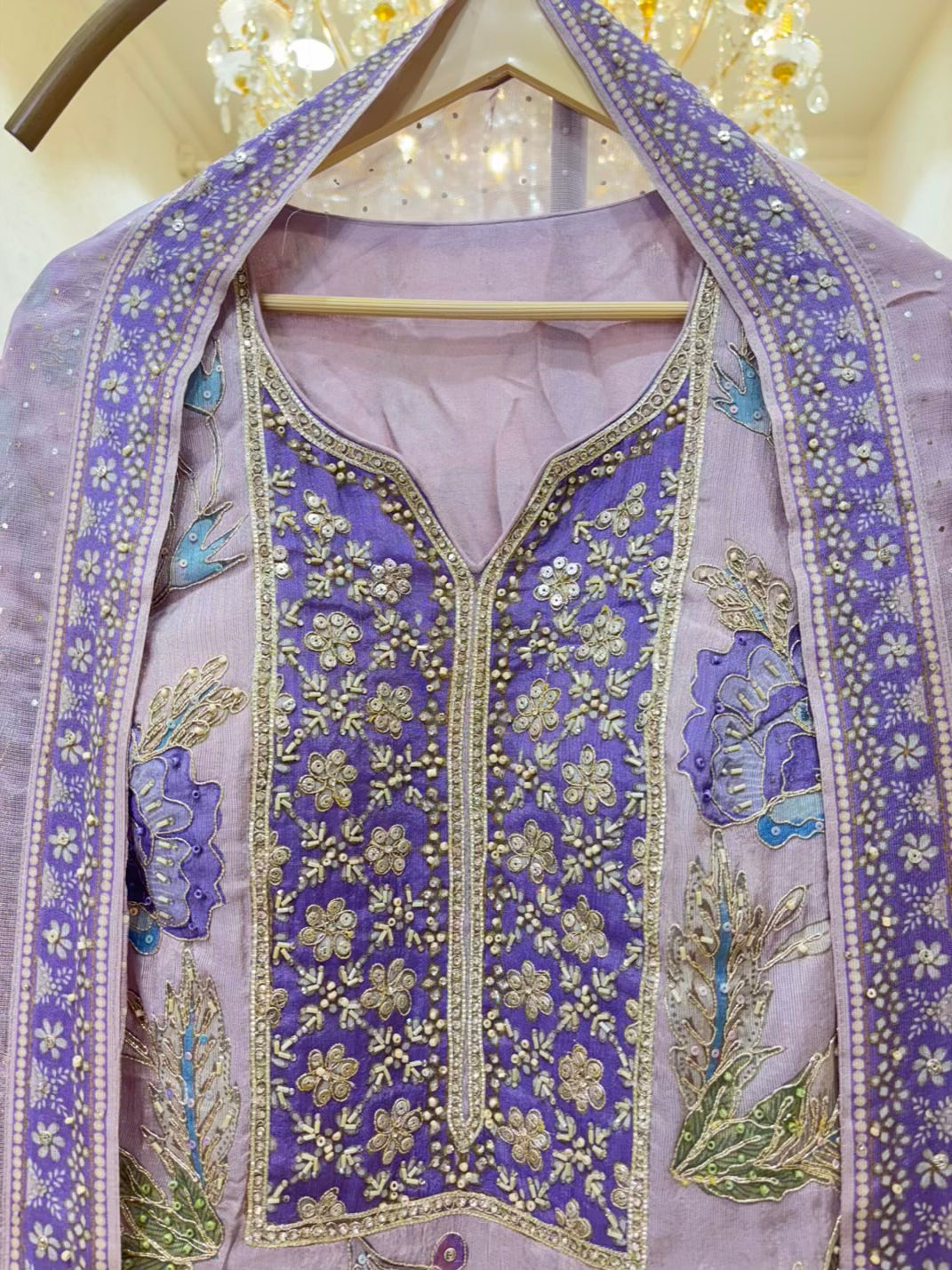 Anaya Tissue Élan Gharara Set