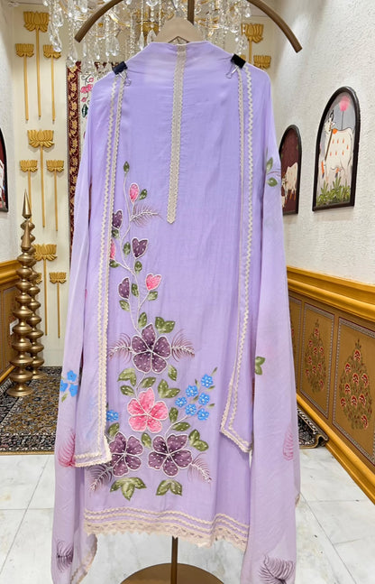 Soraya Handpainted Moti Suit