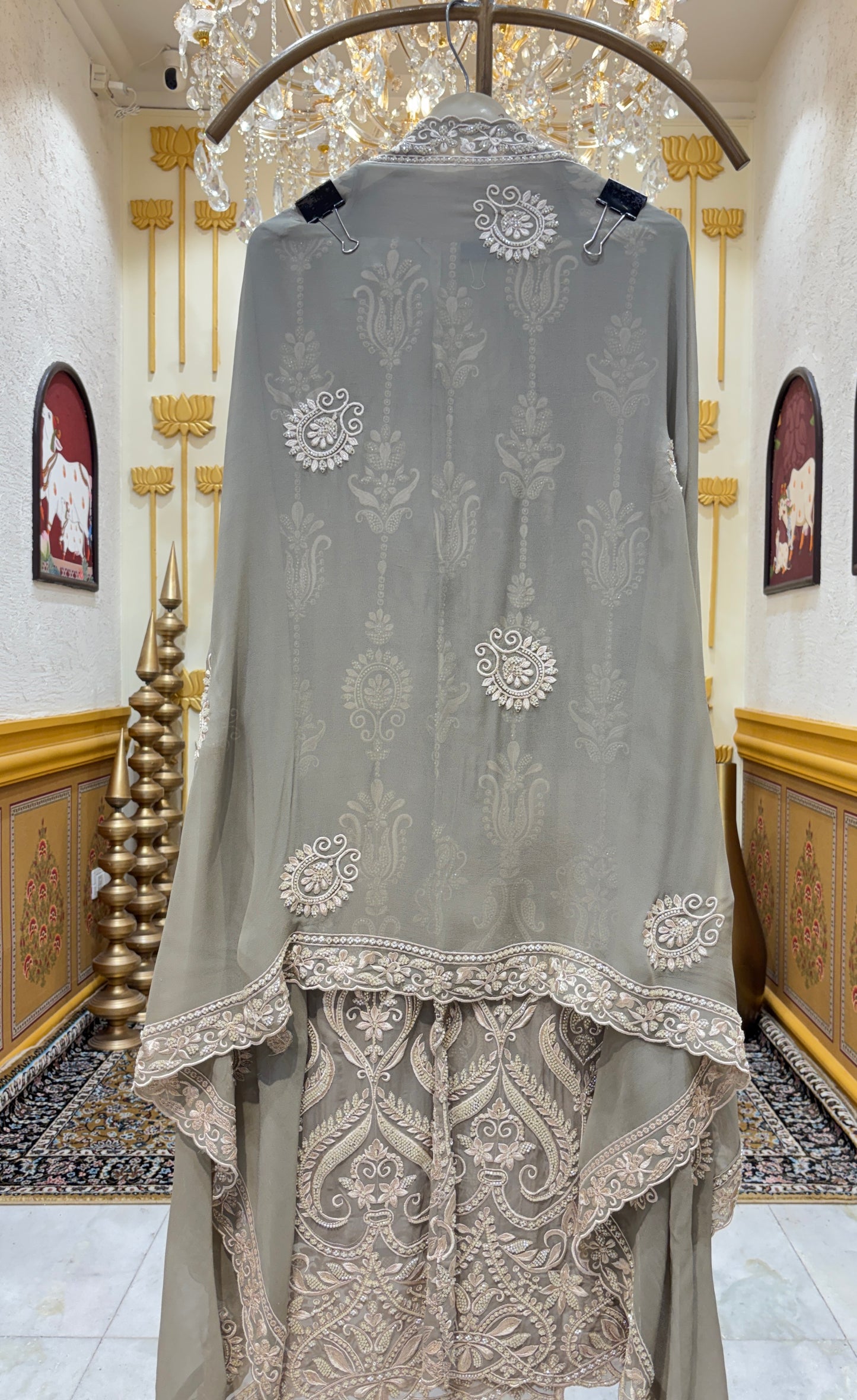Noormahal Cutdana Georgette Suit