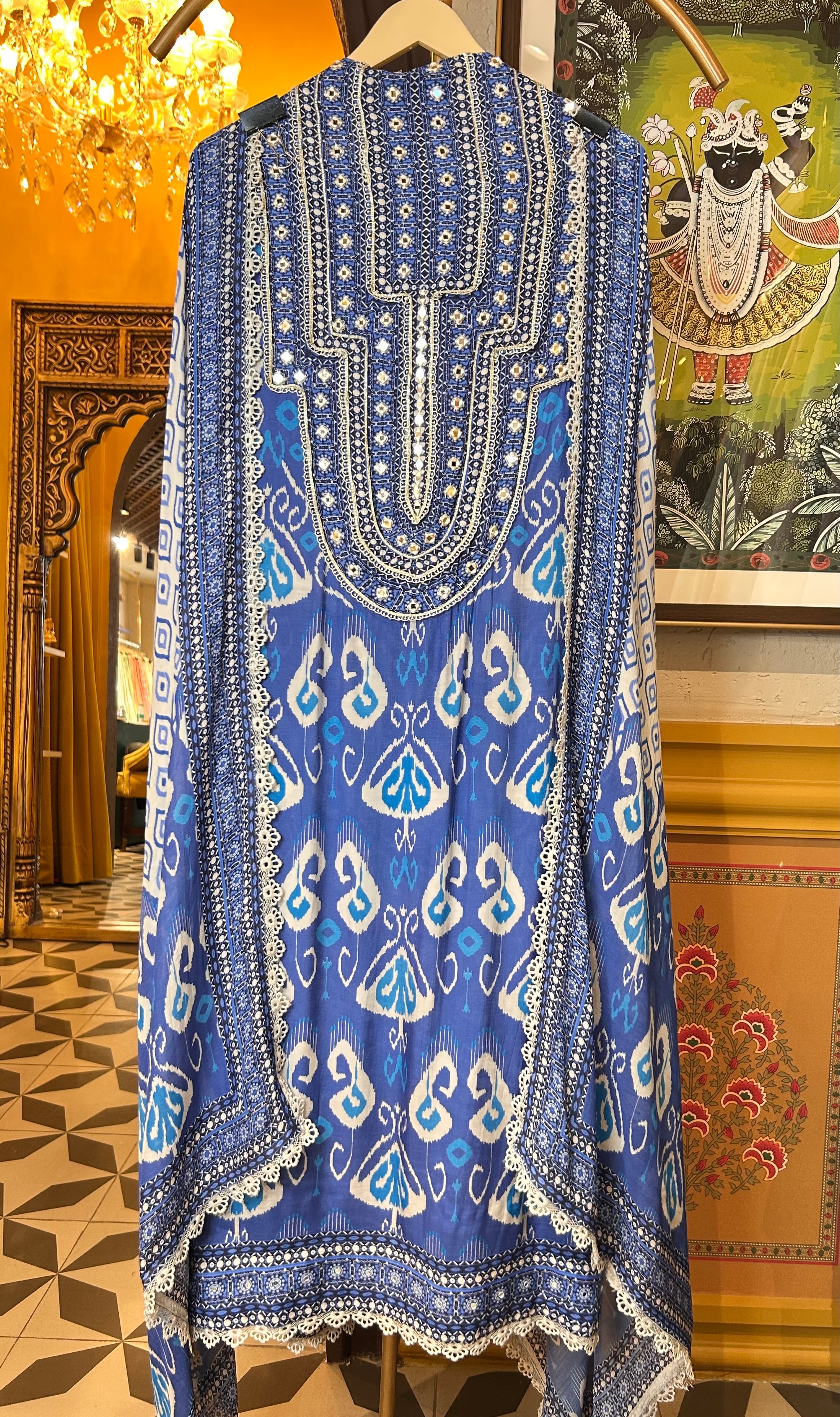 Ishya Ikat Muslin Suit