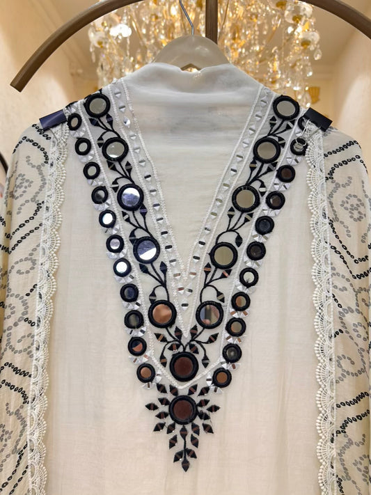 Azeen Aaina Thread Suit