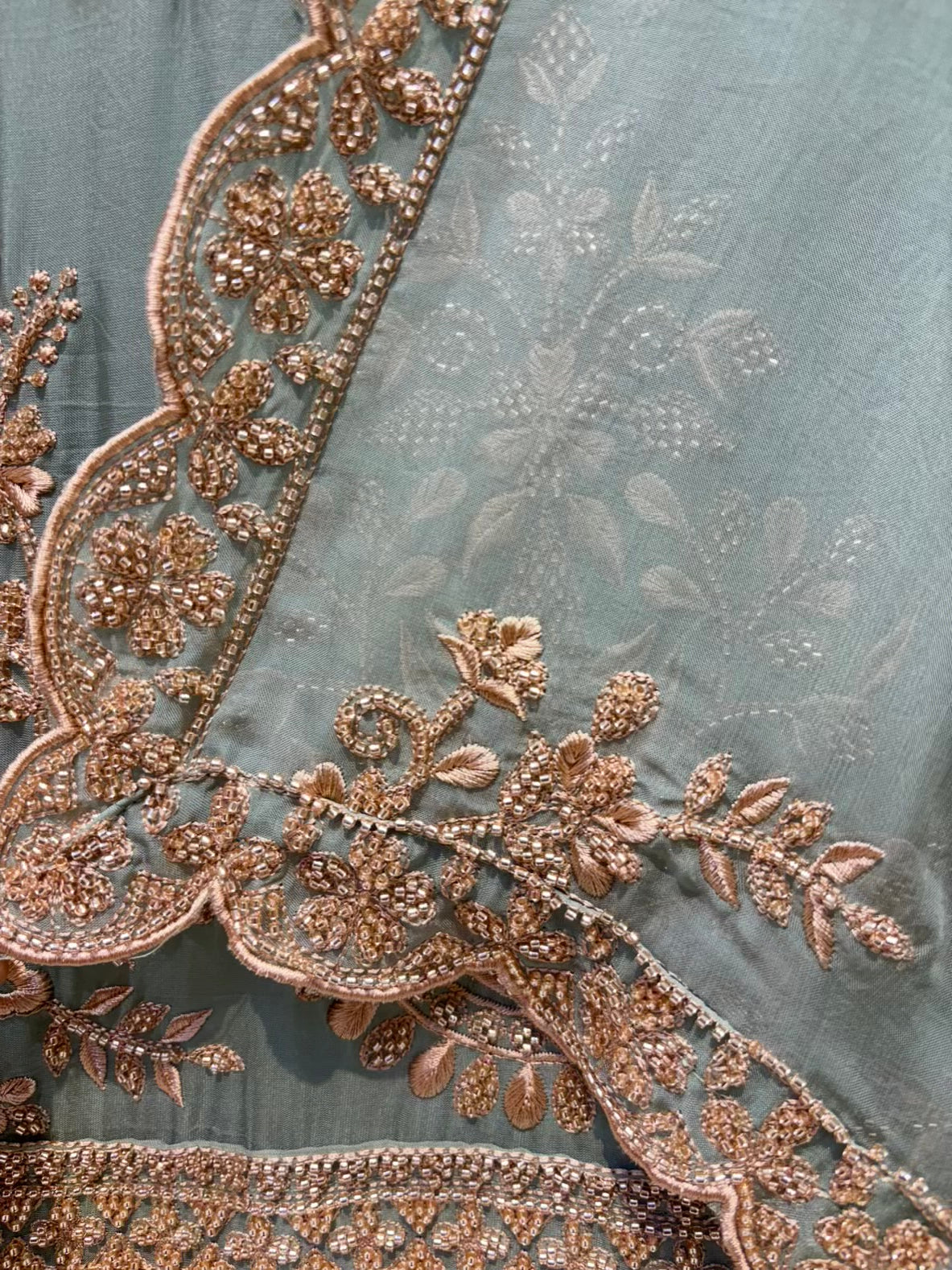 Amaya Handwork Organza Suit