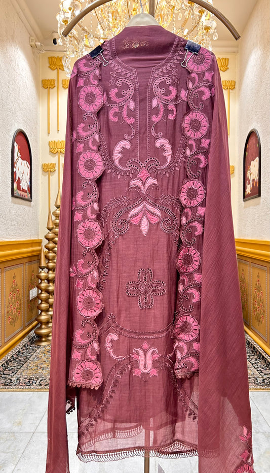 Gulposh Appliqué Suit