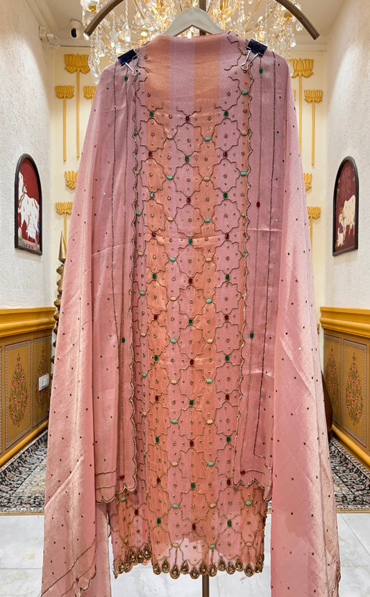 Mysha Shimmer Organza Suit
