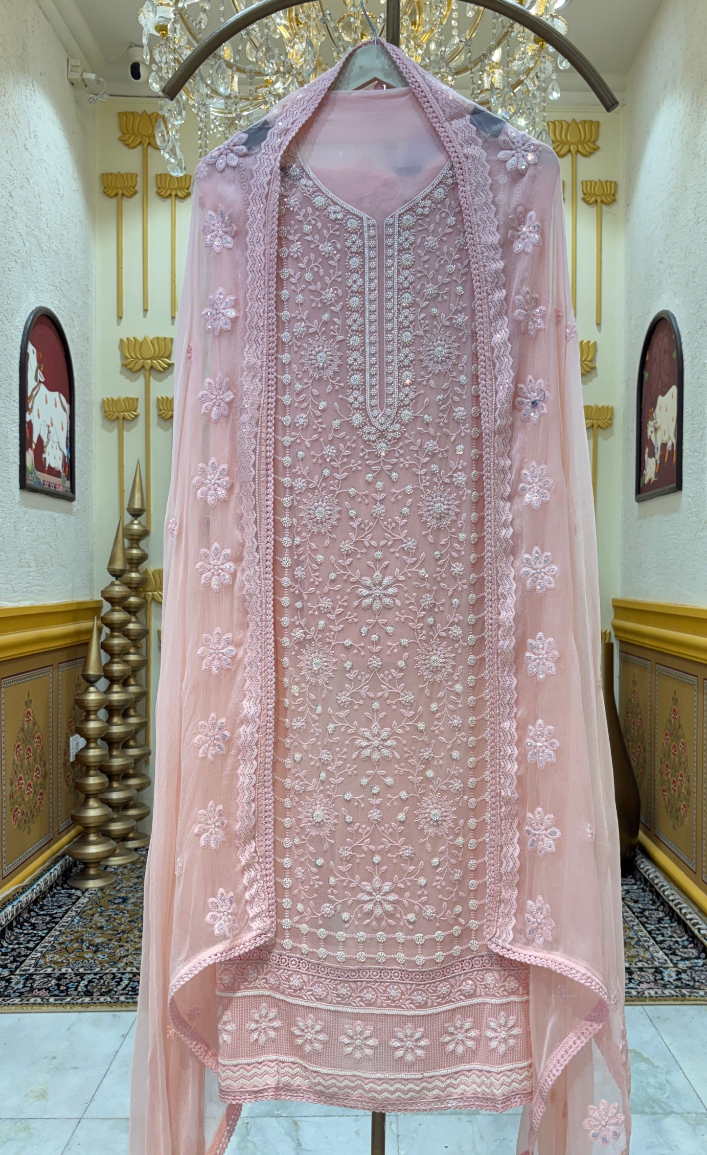 Aabroo Cutdana Georgette Suit