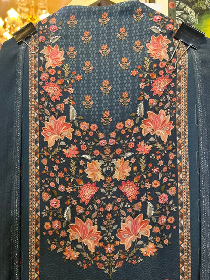 Mahira-é-Pashm Suit (Blue)